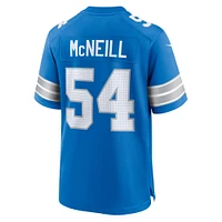 Men's Nike Alim McNeill  Blue Detroit Lions Team Game Jersey