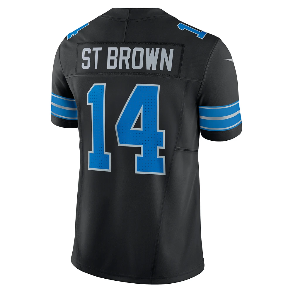 Maillot Nike Amon-Ra St. Brown Black Detroit Lions 2nd Alternate Vapor F.U.S.E. Limited pour homme