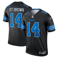 Maillot Nike Amon-Ra St. Brown Black des Lions de Détroit pour homme