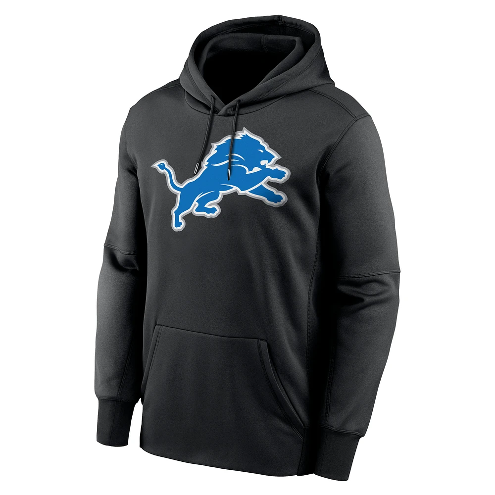 Men's Nike Amon-Ra St. Brown Black Detroit Lions Player Name & Number Performance Pullover Hoodie