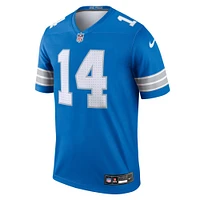 Men's Nike Amon-Ra St. Brown Blue Detroit Lions Team Legend Jersey