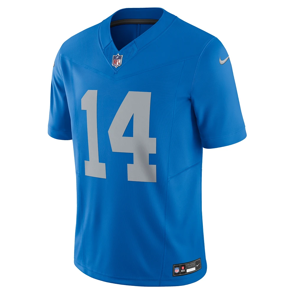 Nike Amon-Ra St. Marron Bleu Detroit Lions Vapor F.U.S.E. Maillot limité alternatif