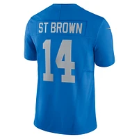 Nike Amon-Ra St. Marron Bleu Detroit Lions Vapor F.U.S.E. Maillot limité alternatif