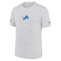 T-shirt Nike Performance Ash Detroit Lions Sideline Velocity pour homme
