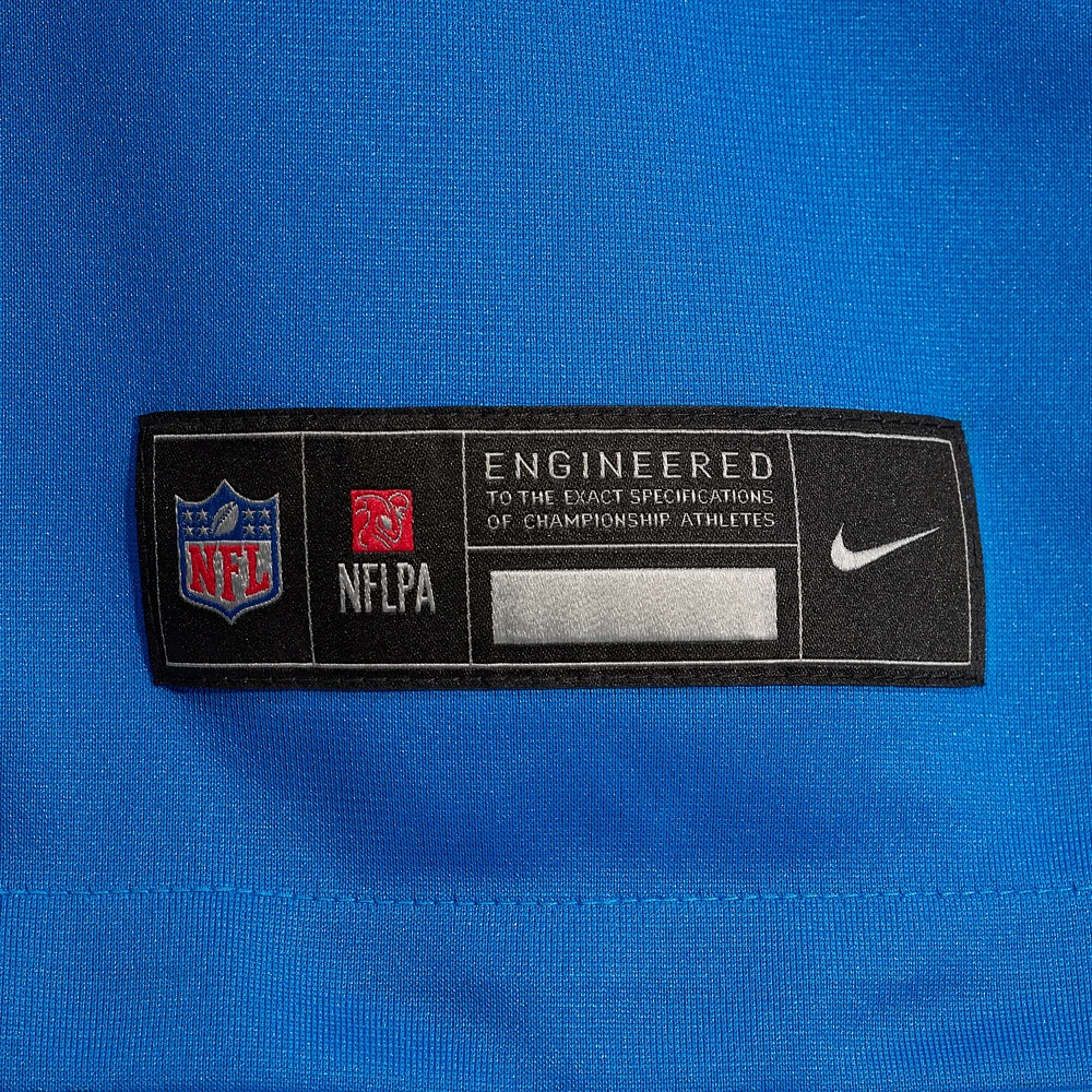 Men's Nike Avonte Maddox  Blue Detroit Lions Team Game Jersey