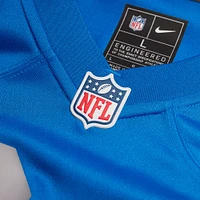 Men's Nike Barry Sanders  Blue Detroit Lions Alternate Game Jersey