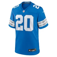 Maillot de match joueur retraité Nike Barry Sanders des Detroit Lions pour homme