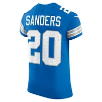 Maillot Nike pour homme Barry Sanders, joueur retraité des Detroit Lions, Vapor F.U.S.E. Elite, bleu