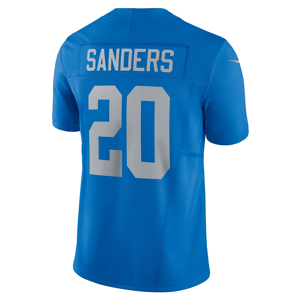 Nike Barry Sanders pour homme Bleu Detroit Lions Vapor F.U.S.E. Maillot limité alternatif