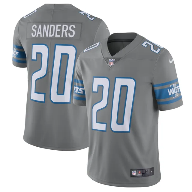 Barry Sanders Detroit Lions Nike Retired Player RFLCTV Limited Jersey -  Black