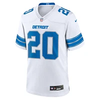 Men's Nike Barry Sanders White Detroit Lions Retired Player Game Jersey