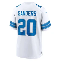 Men's Nike Barry Sanders White Detroit Lions Retired Player Game Jersey