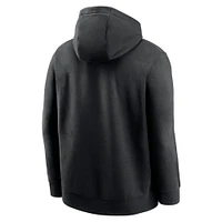 Men's Nike Black Detroit Lions Club Fleece Pullover Hoodie