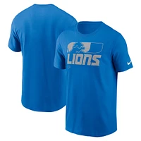 T-shirt Nike Air Essential bleu Detroit Lions pour homme