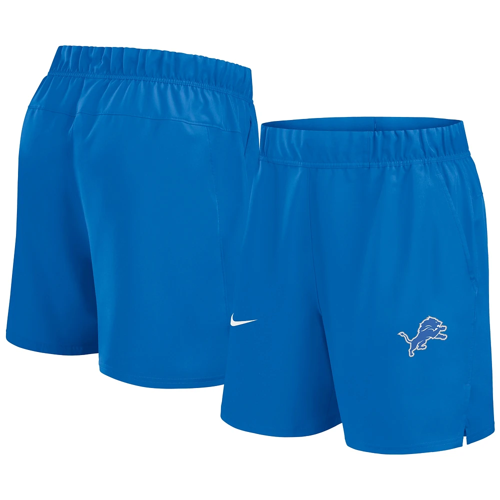 Men's Nike Blue Detroit Lions Blitz Victory Performance Shorts