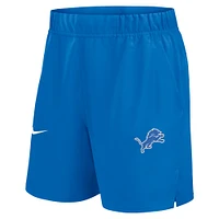 Men's Nike Blue Detroit Lions Blitz Victory Performance Shorts