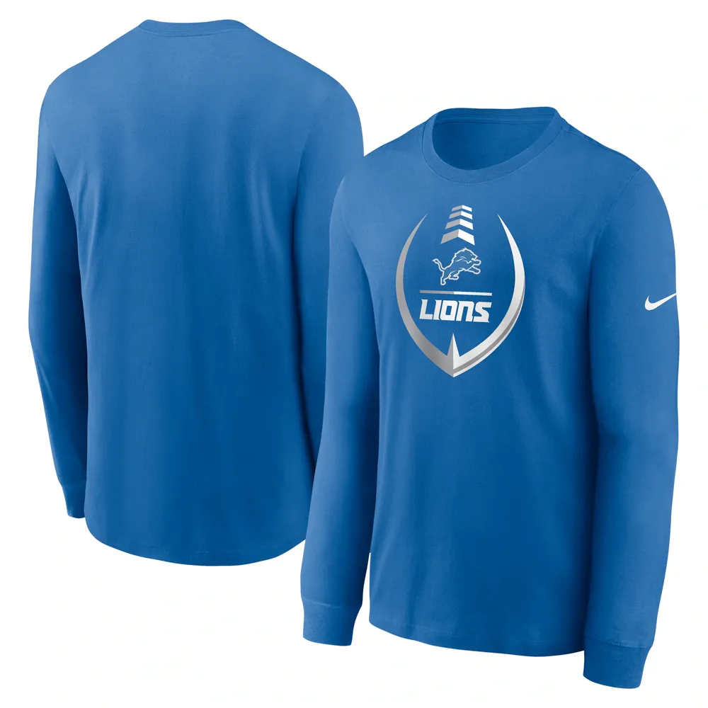 Lids Detroit Lions Nike Icon Legend Long Sleeve Performance T