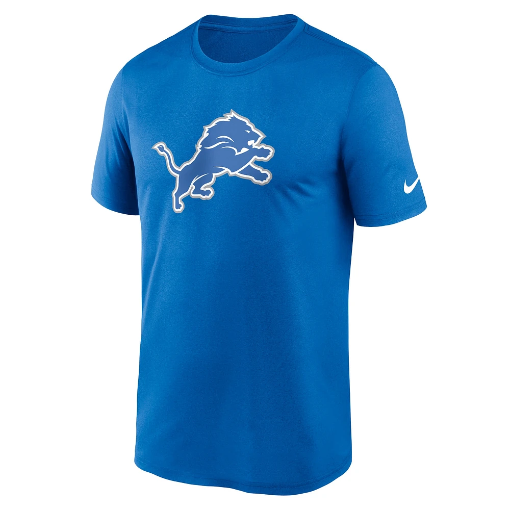 T-shirt Nike bleu Detroit Lions Primetime Legend Performance pour homme