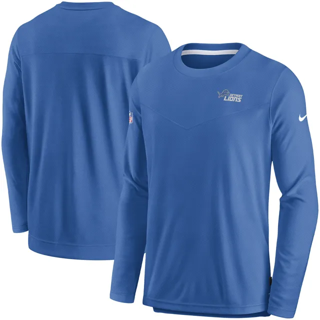 Nike Men's Detroit Lions Sideline Alt Anthracite Velocity Long Sleeve  T-Shirt