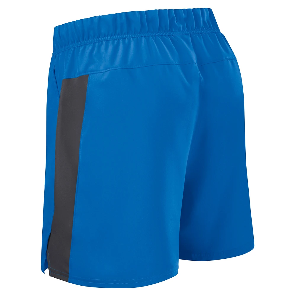 Men's Nike Blue Detroit Lions Woven Victory Performance Shorts