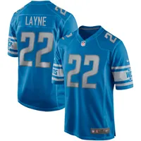 Women's Detroit Lions Bobby Layne Nike Blue Game Retired Player Jersey