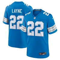 Men's Nike Bobby Layne  Blue Detroit Lions Retired Player Game Jersey