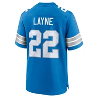 Men's Nike Bobby Layne  Blue Detroit Lions Retired Player Game Jersey