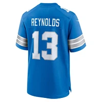 Men's Nike Craig Reynolds  Blue Detroit Lions Team Game Jersey