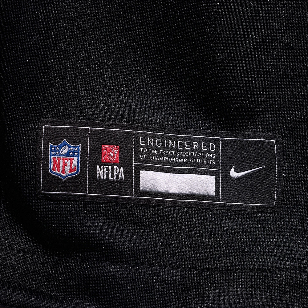 Maillot Nike David Montgomery pour homme, noir, 2e match alternatif des Detroit Lions