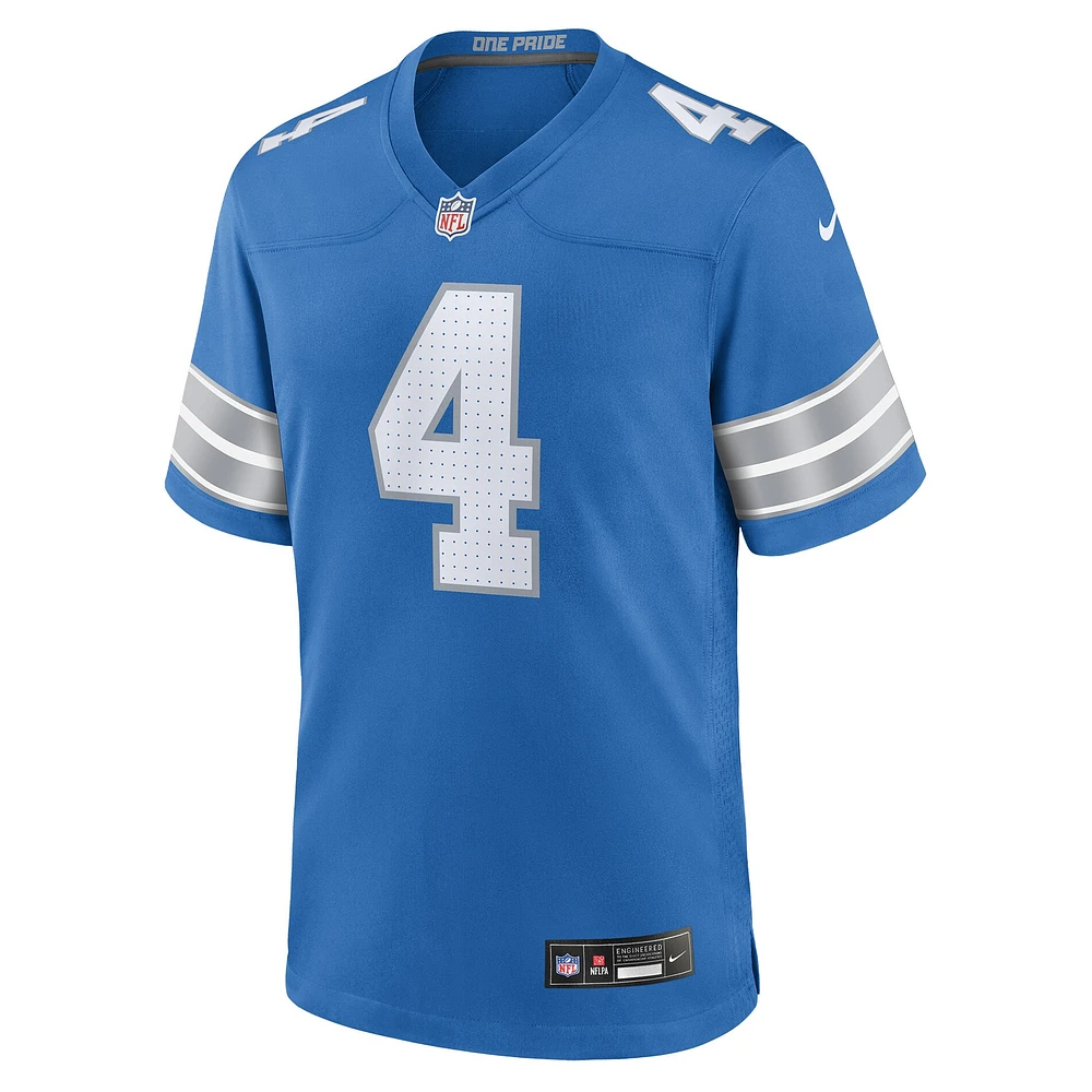 Maillot Nike D.J. Reed bleu pour homme des Lions de Détroit