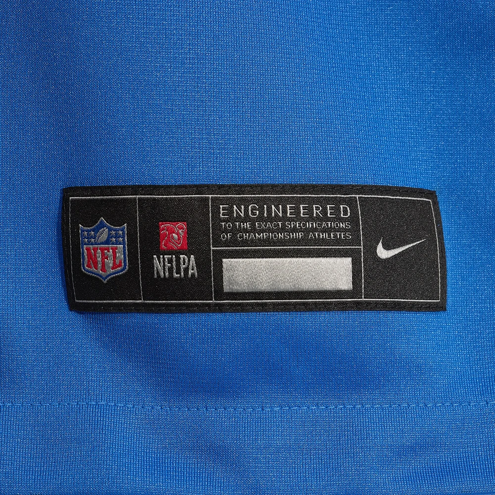 Maillot Nike D.J. Reed bleu pour homme des Lions de Détroit