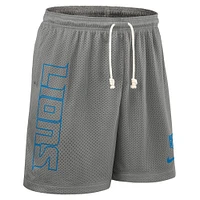 Men's Nike Gray Detroit Lions Sideline Reversible Performance Shorts