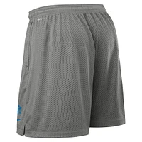 Men's Nike Gray Detroit Lions Sideline Reversible Performance Shorts