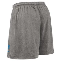 Men's Nike Gray Detroit Lions Sideline Reversible Performance Shorts