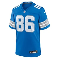 Men's Nike Isaac Rex  Blue Detroit Lions Game Jersey