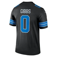 Men's Nike Jahmyr Gibbs Black Detroit Lions 2nd Alternate Legend Jersey