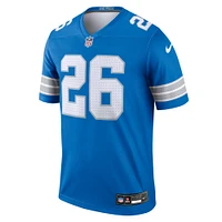 Men's Nike Jahmyr Gibbs Blue Detroit Lions Team Legend Jersey