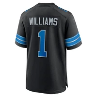 Men's Nike Jameson Williams Black Detroit Lions 2nd Alternate Game Player Jersey
