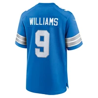 Men's Nike Jameson Williams Blue Detroit Lions Game Jersey