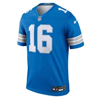 Men's Nike Jared Goff Blue Detroit Lions Team Legend Jersey