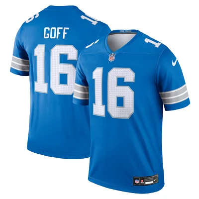 Men's Nike Jared Goff Blue Detroit Lions Team Legend Jersey