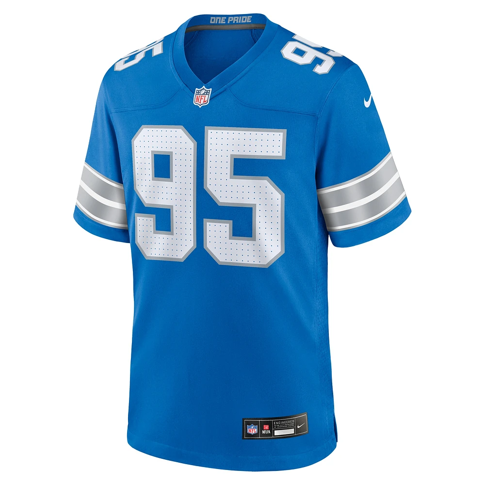 Maillot de match Nike Mathieu Betts pour hommes, bleu, Detroit Lions