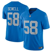 Nike Penei Sewell pour homme Bleu Detroit Lions Vapor F.U.S.E. Maillot limité alternatif