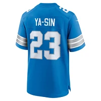 Maillot Nike Rock Ya-Sin bleu pour homme des Lions de Détroit