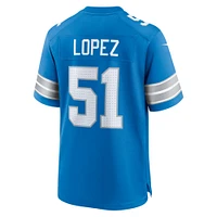 Maillot Nike Roy Lopez bleu pour homme des Lions de Détroit