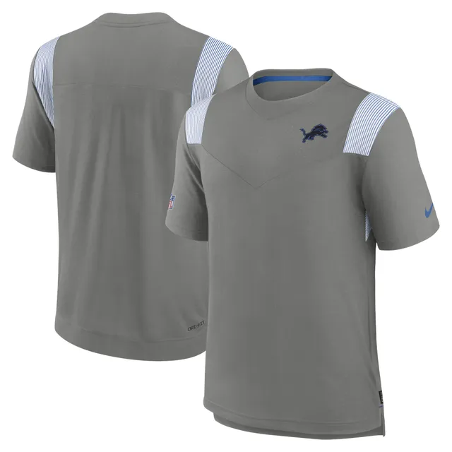 Nike Men's Detroit Lions Sideline Alt Anthracite Velocity Long Sleeve T- Shirt