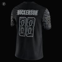 Men's Nike T.J. Hockenson White Detroit Lions Game Jersey