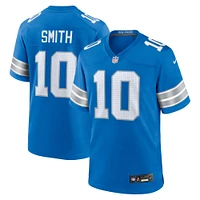 Maillot de match Nike Tre'Quan Smith des Detroit Lions pour homme, bleu