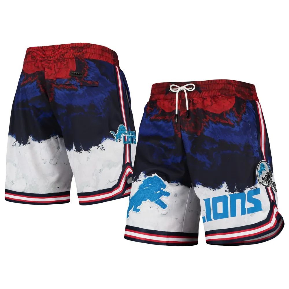 Lids Detroit Lions Pro Standard Americana Shorts - Navy/Red