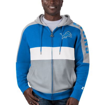 Detroit Lions Starter Extreme Full-Zip Hoodie Jacket - Royal